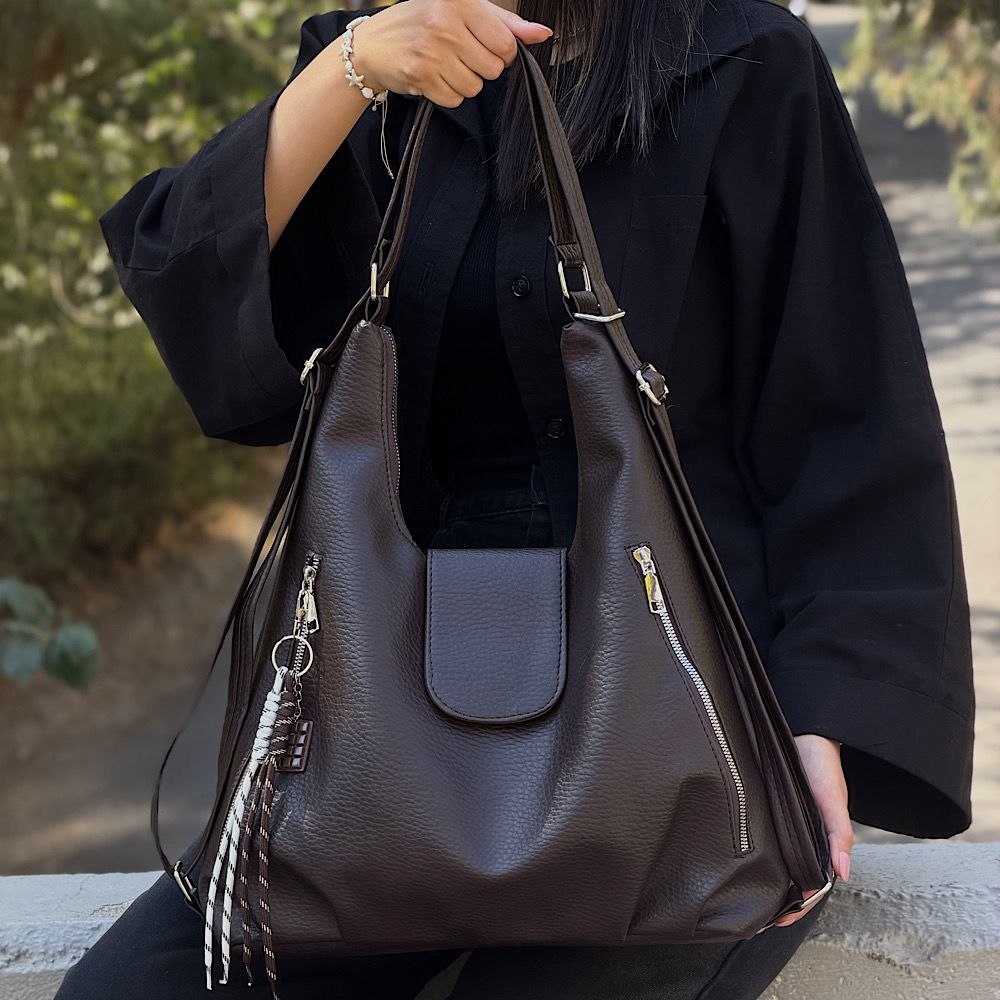 کیف دوکاره زنانه هم کوله و هم دوشی cod253